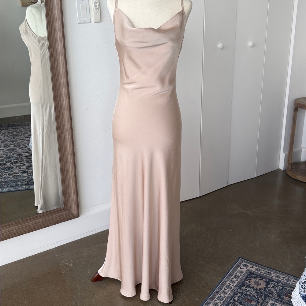 Elegant bride to be Midi Dress in Cream